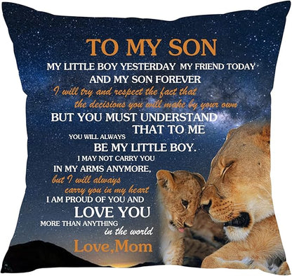 To My Son From Mom Pillow (SKUP10-110)