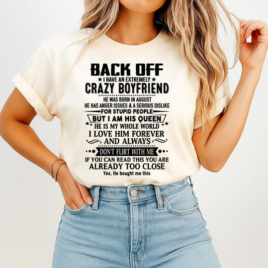 August - Back Off I Have An Extremely Crazy Boyfriend - NGHL08 (SKUT-BACKOFF-08)