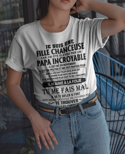Cadeau d’anniversaire de papa pour sa fille  |   T-shirt - dtsm00 / fr00
