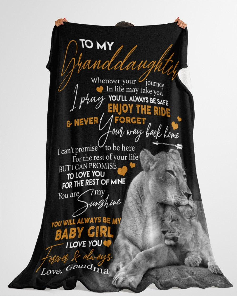 Special Gift For Your Granddaughter Blanket - From Grandma