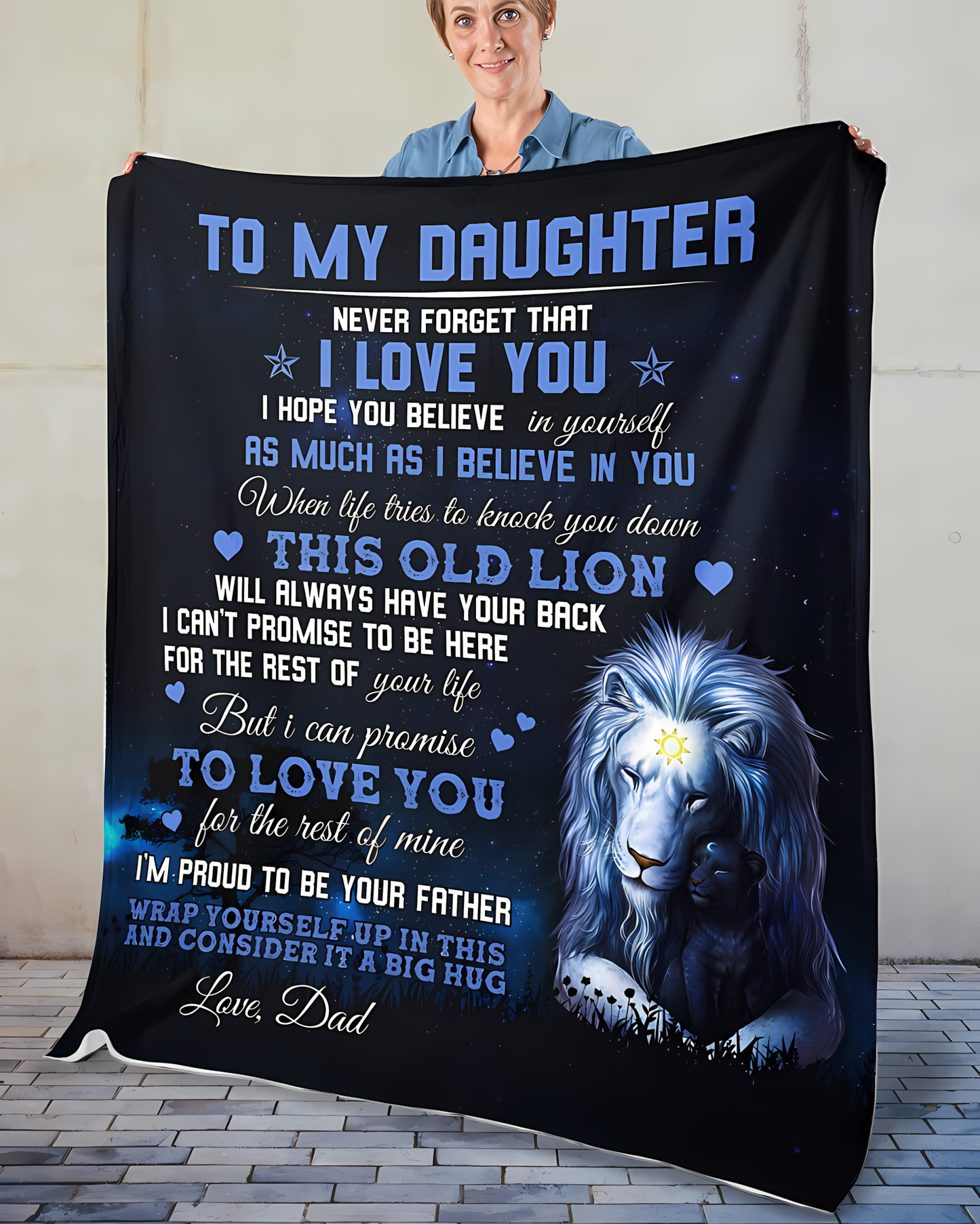 Special Gift For Your Daughter Blanket - From Dad (SKUB06-67)