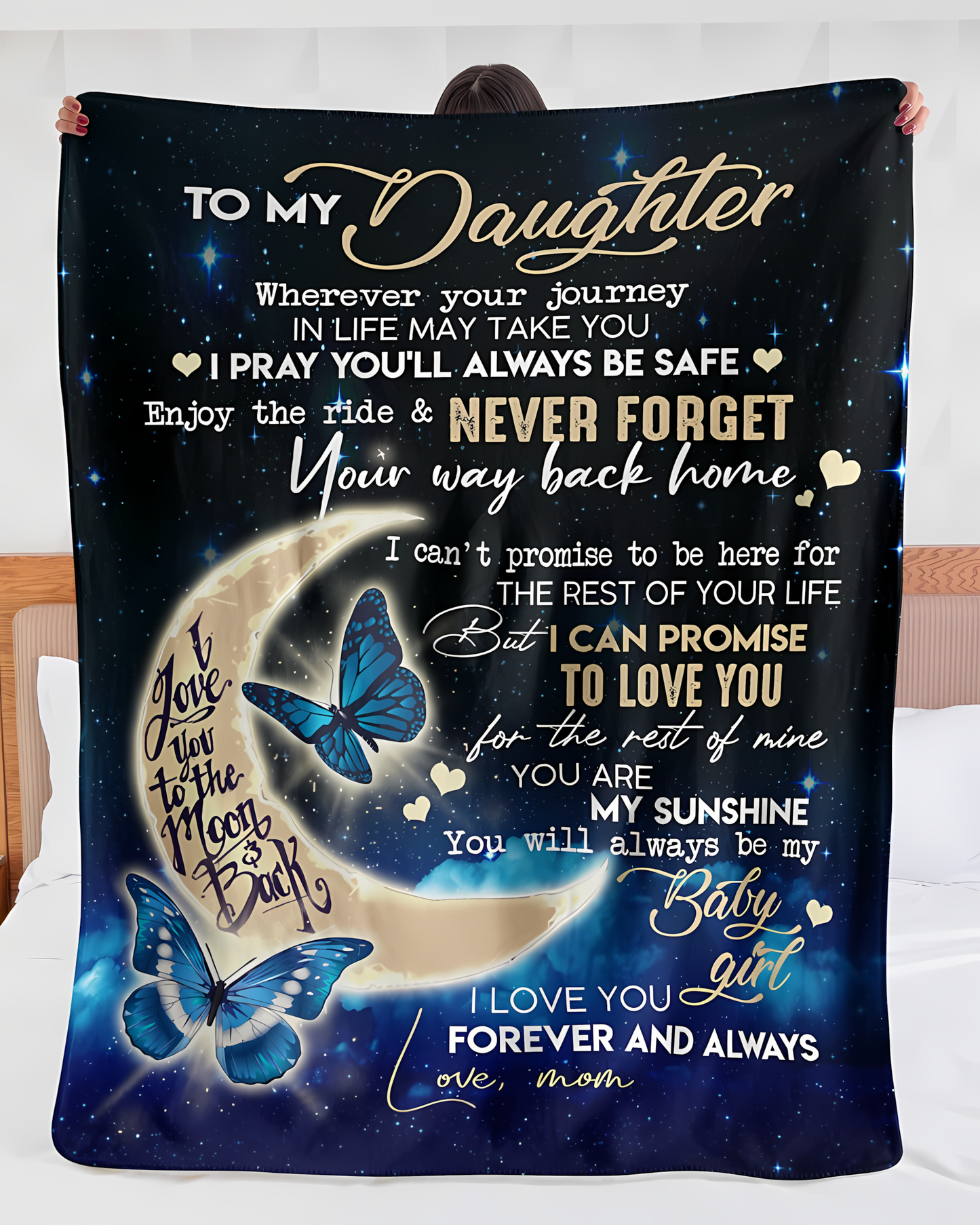 Special Gift For Your Daughter Blanket - From Mom