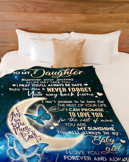 Special Gift For Your Daughter Blanket - From Mom