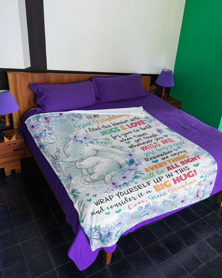 Special Gift For Your Granddaughter Blanket - From Grandma