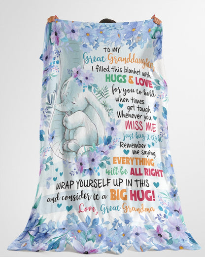 Special Gift For Your Granddaughter Blanket - From Grandma
