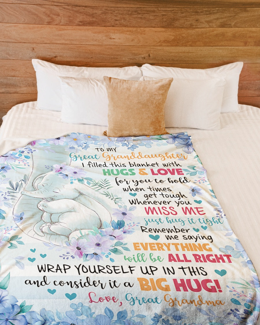 Special Gift For Your Granddaughter Blanket - From Grandma