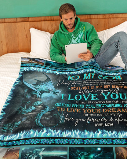 Special blanket for Son - From Mom blanket