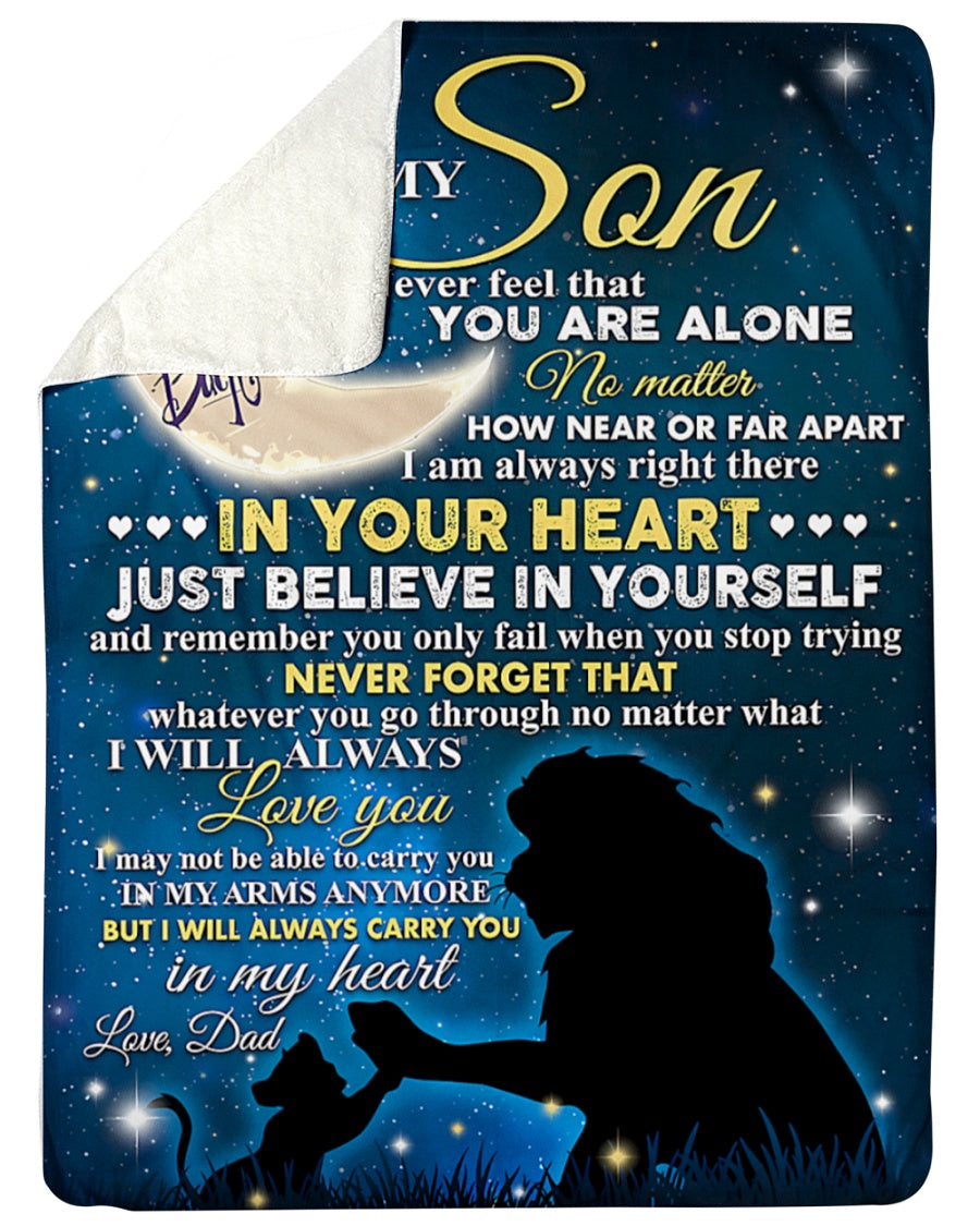 Special blanket for Son - From Dad blanket