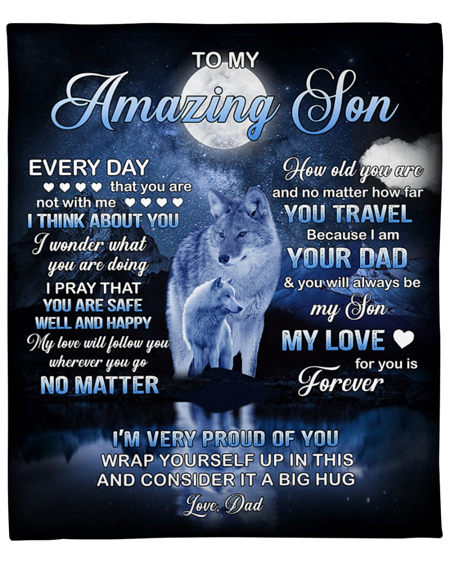 Special blanket for Son - From Dad blanket