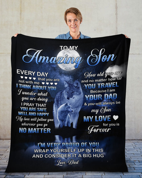 Special blanket for Son - From Dad blanket
