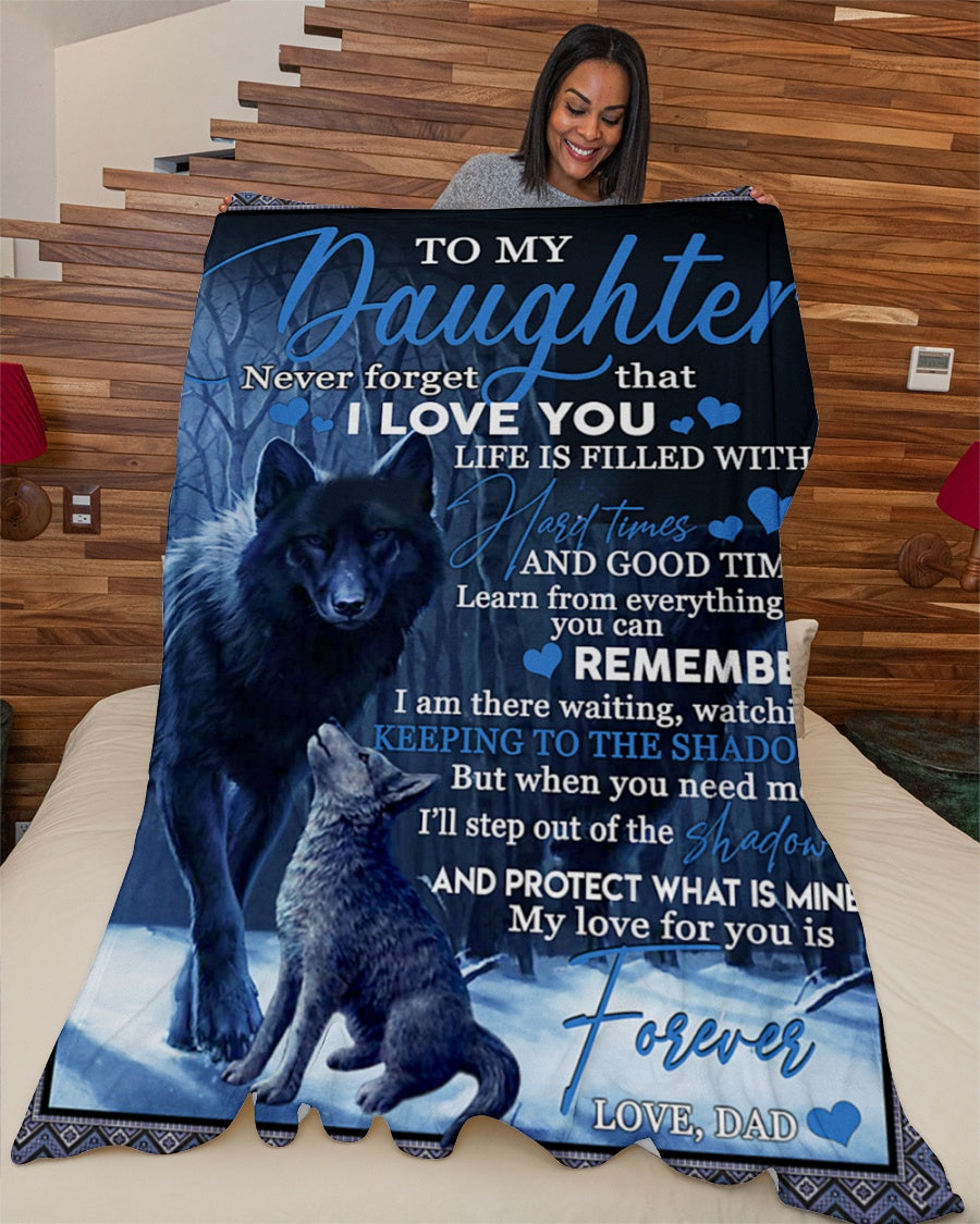 Special blanket for Daughter - From Dad blanket (SKUB11-127)