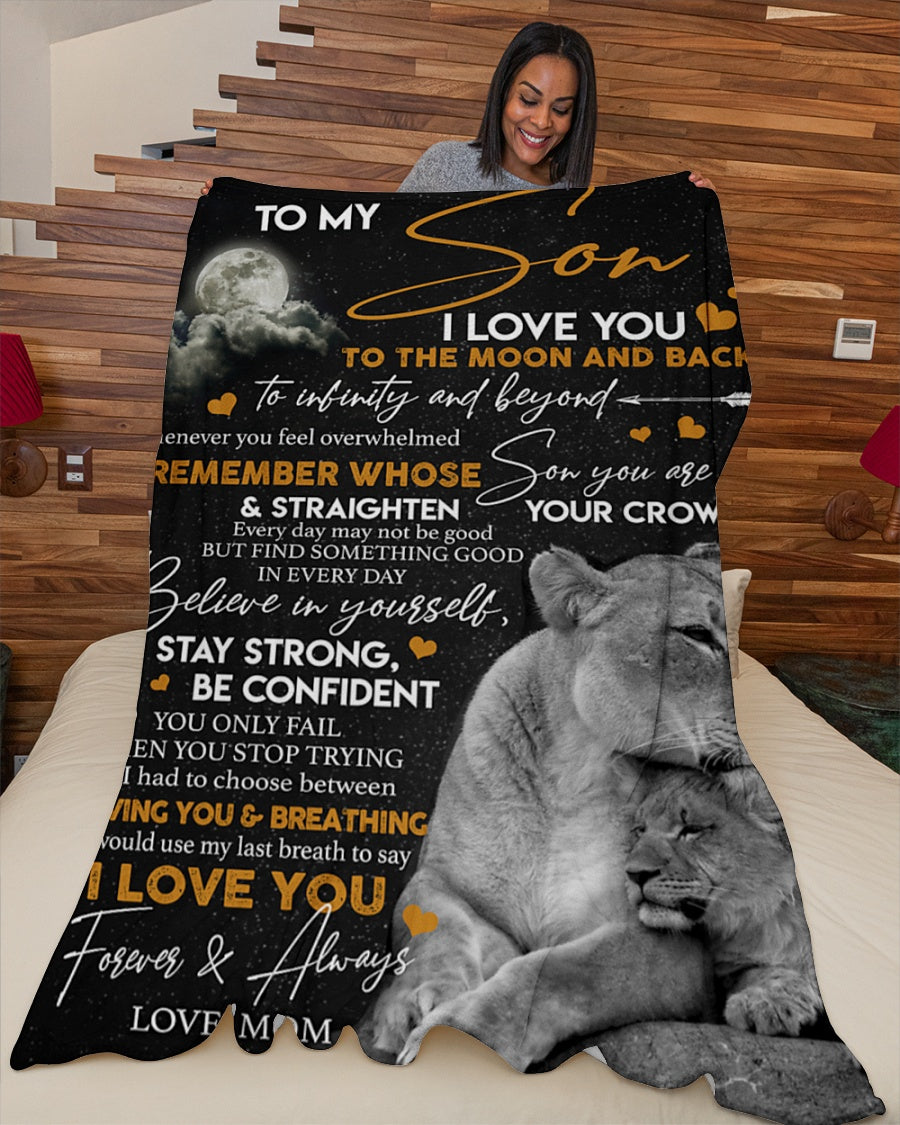 Special blanket for Son - From Mom blanket