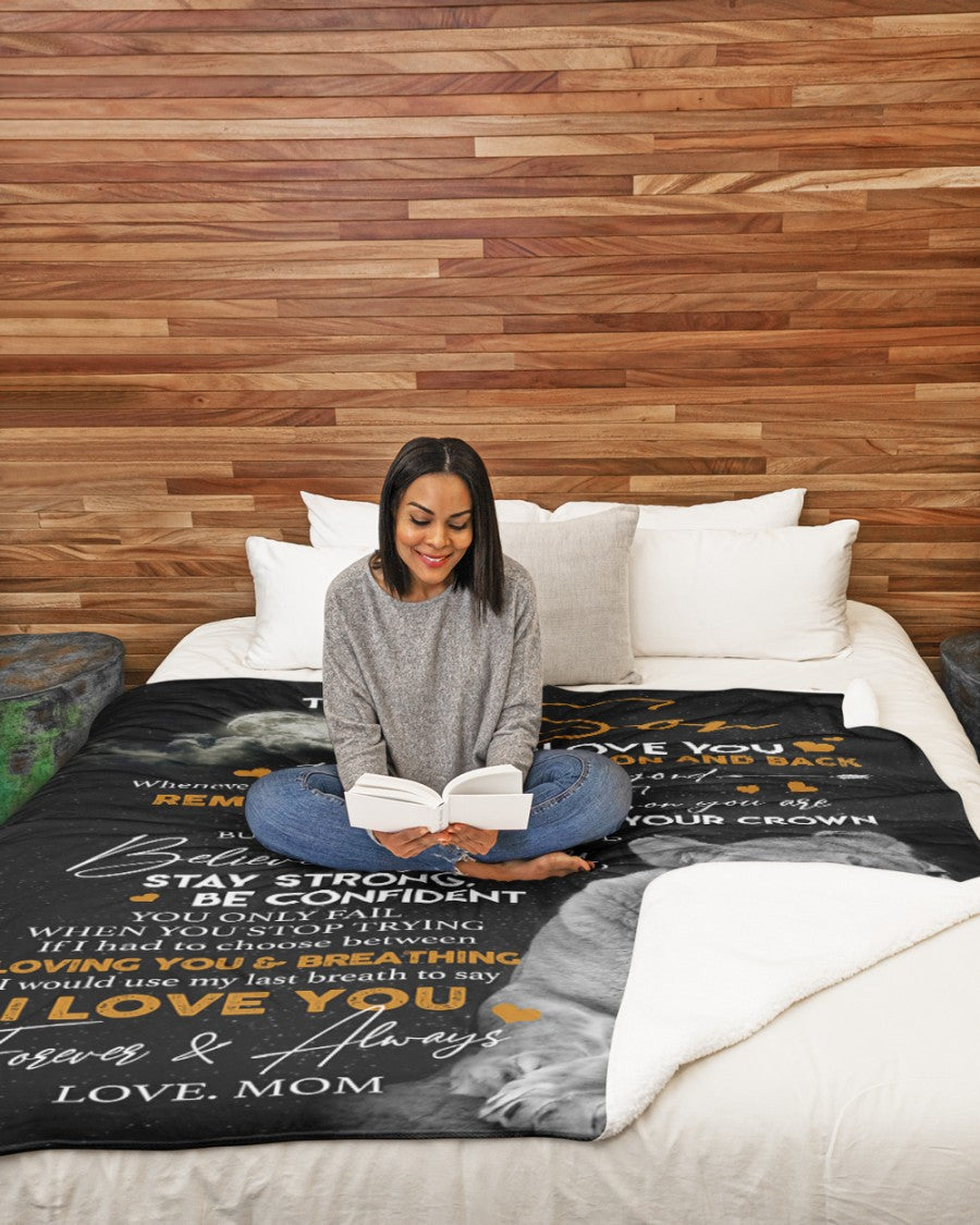 Special blanket for Son - From Mom blanket