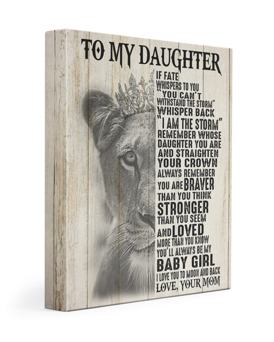 To My Daughter From Mom Canvas (SKUC07-02)