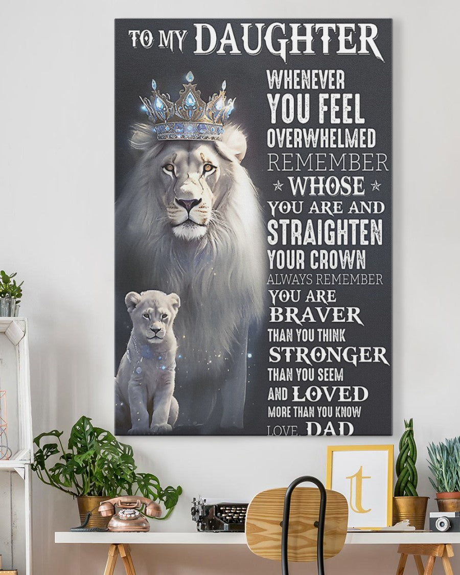 To My Son From Dad Canvas