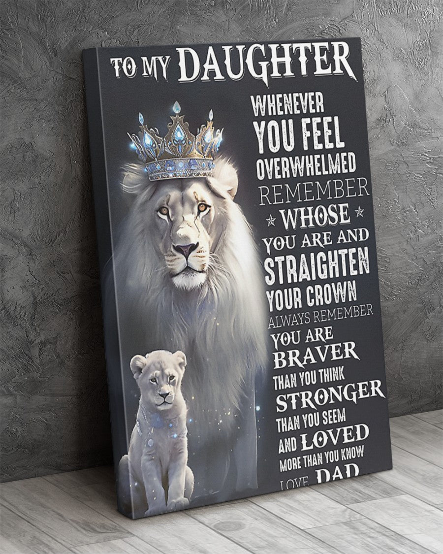 To My Son From Dad Canvas