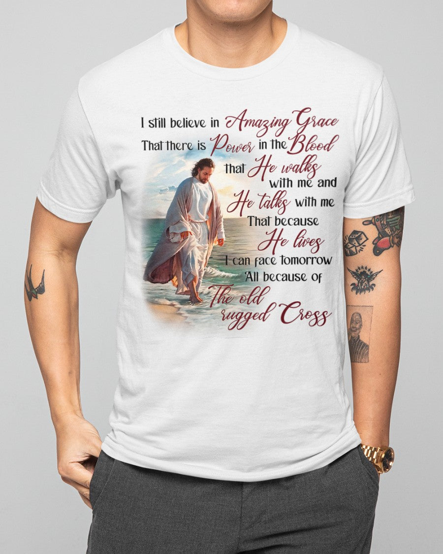 Faith-Inspired T-Shirt for You – Walk with Him in Grace and Power DTSM00