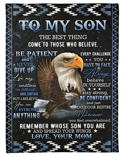 Special blanket for Son - From Mom blanket