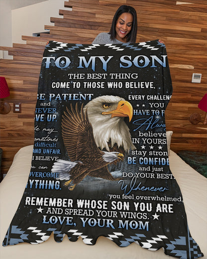 Special blanket for Son - From Mom blanket
