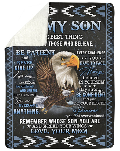 Special blanket for Son - From Mom blanket