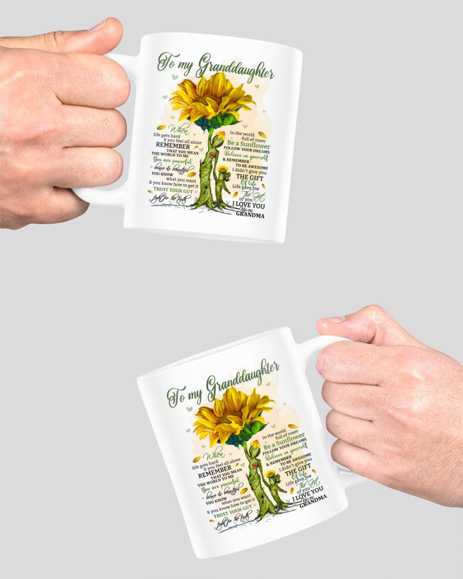 TO GRANDDAUGHTER MUG 02 - GIFT FROM GRANDMA - NTTD00