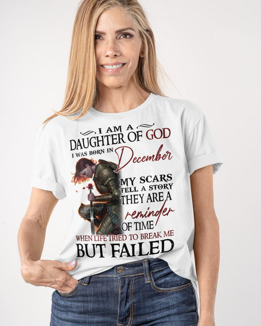 December Daughter Of God - Perfect T-Shirt For You DTSM12 (SKU07-97-12)