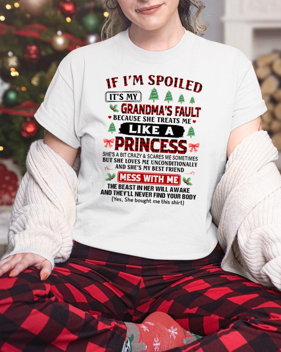 CHRISTMAX T-SHRIT FOR GRANDDAUGHTER - GIFT FROM GRANDMA - NTTD00