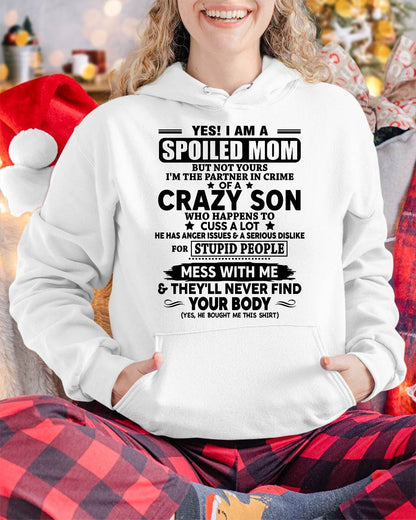 SPOILED MOM OF CRAZY SON – GIFT FROM SON - DTSM00 (SKU2604-171-00)