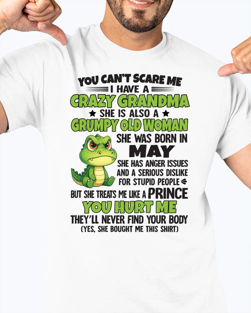 MAY - YOU CAN'T SCARE ME - FOR GRANDSON - GIFT FROM GRANDMA - DTSM05 (SKU09-85-05)