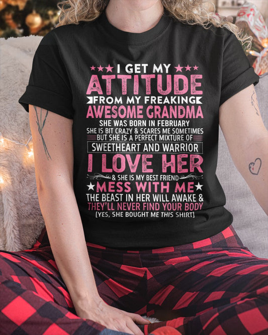 I GET MY ATTITUDE FROM MY GRANDMA FEBRUARY EDITION – FROM GRANDMA TO GRANDDAUGHTER NTTD02 (SKU07-163-02)