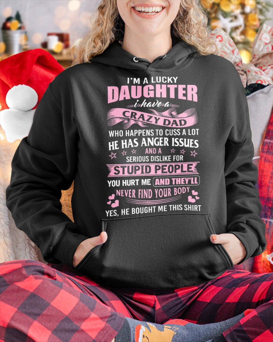 Spoiled Daughter of an Awesome Dad Tee - Perfect T-Shirt For Your Daughter DTSM00 (SKUT-DD1407)