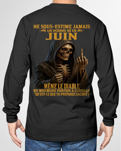 NE SOUS-ESTIME JAMAIS UN HOMME NÉ EN JUIN Fr06 dtsm06 male (SKU12-305-06)