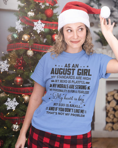 AS A AUGUST GIRL - MY STANDARDS ARE HIGH - DTSM08 (SKU05-64-08)