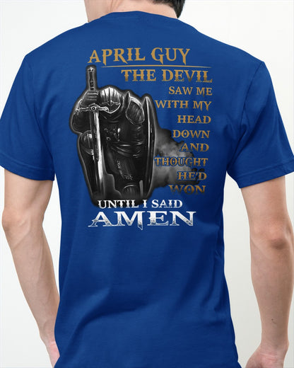 April Guy Faith Warrior Tee - The Perfect T-Shirt For You DTSM04 (SKU07-75-04)