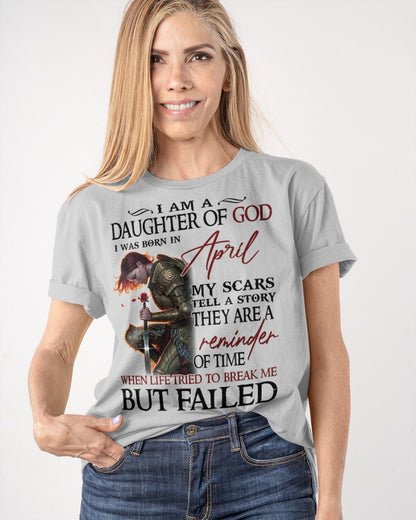 April Daughter Of God - Perfect T-Shirt For You DTSM04 (SKU07-97-04)