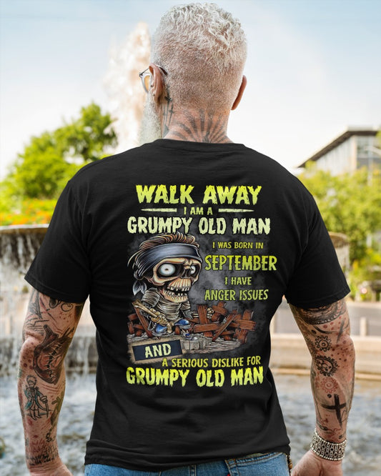 September - Grumpy Old Man T-Shirt – Perfect Gift For Men - DTSM09
