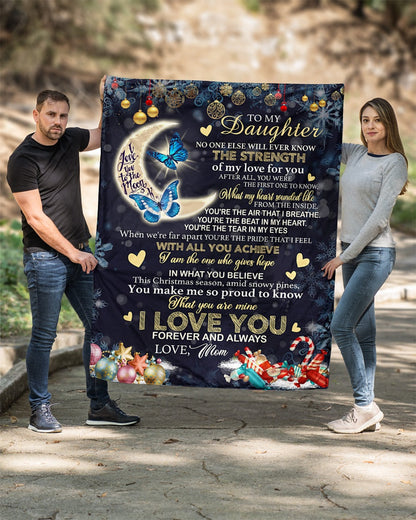 Special Gift For Your Daughter Blanket From Mom