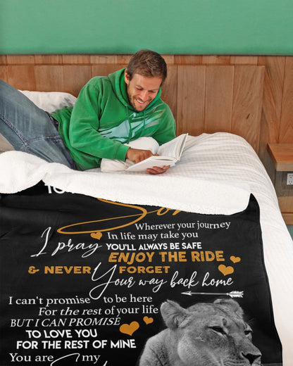 Special gift for son Blanket From Mom