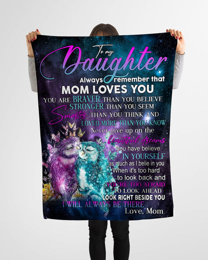 Special gift for your Daughter from Mom Blanket