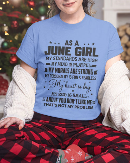 AS A JUNE GIRL - MY STANDARDS ARE HIGH - DTSM06 (SKU05-64-06)