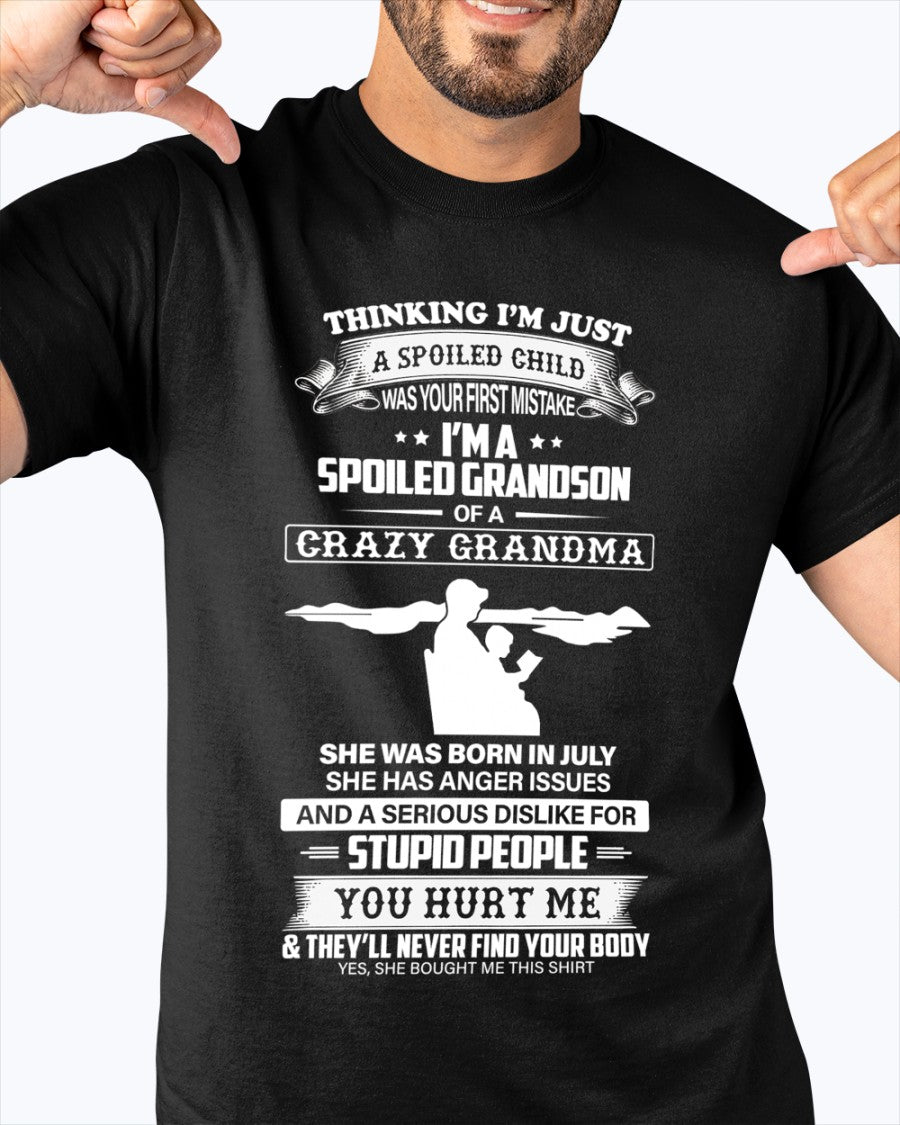 Spoiled by Grandma Shirt July Edition – From Grandma to Grandson NTTD07 (SKU-GMS2-07)