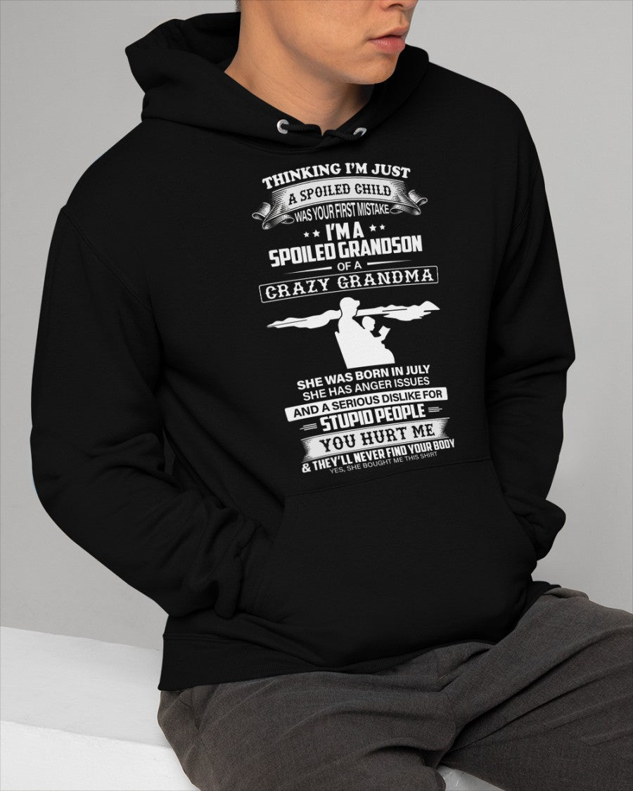 Spoiled by Grandma Shirt July Edition – From Grandma to Grandson NTTD07 (SKU-GMS2-07)