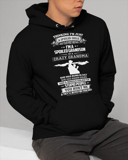 Spoiled by Grandma Shirt July Edition – From Grandma to Grandson NTTD07 (SKU-GMS2-07)