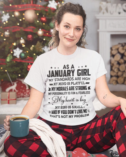 AS A JANUARY GIRL - MY STANDARDS ARE HIGH - DTSM01 (SKU05-64-01)