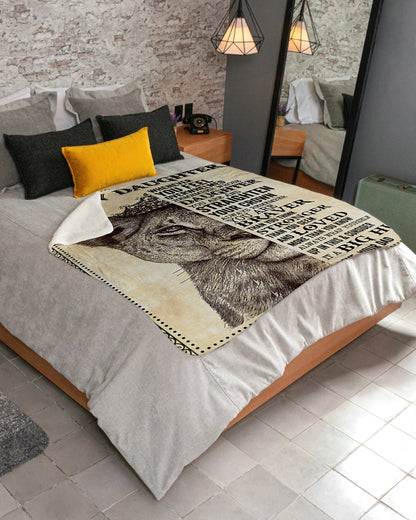 Special blanket for Daughter - From Dad blanket