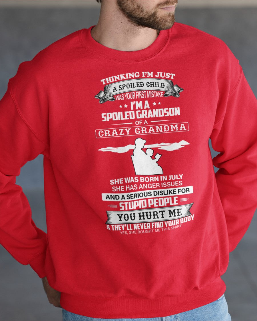 Spoiled by Grandma Shirt July Edition – From Grandma to Grandson NTTD07 (SKU-GMS2-07)