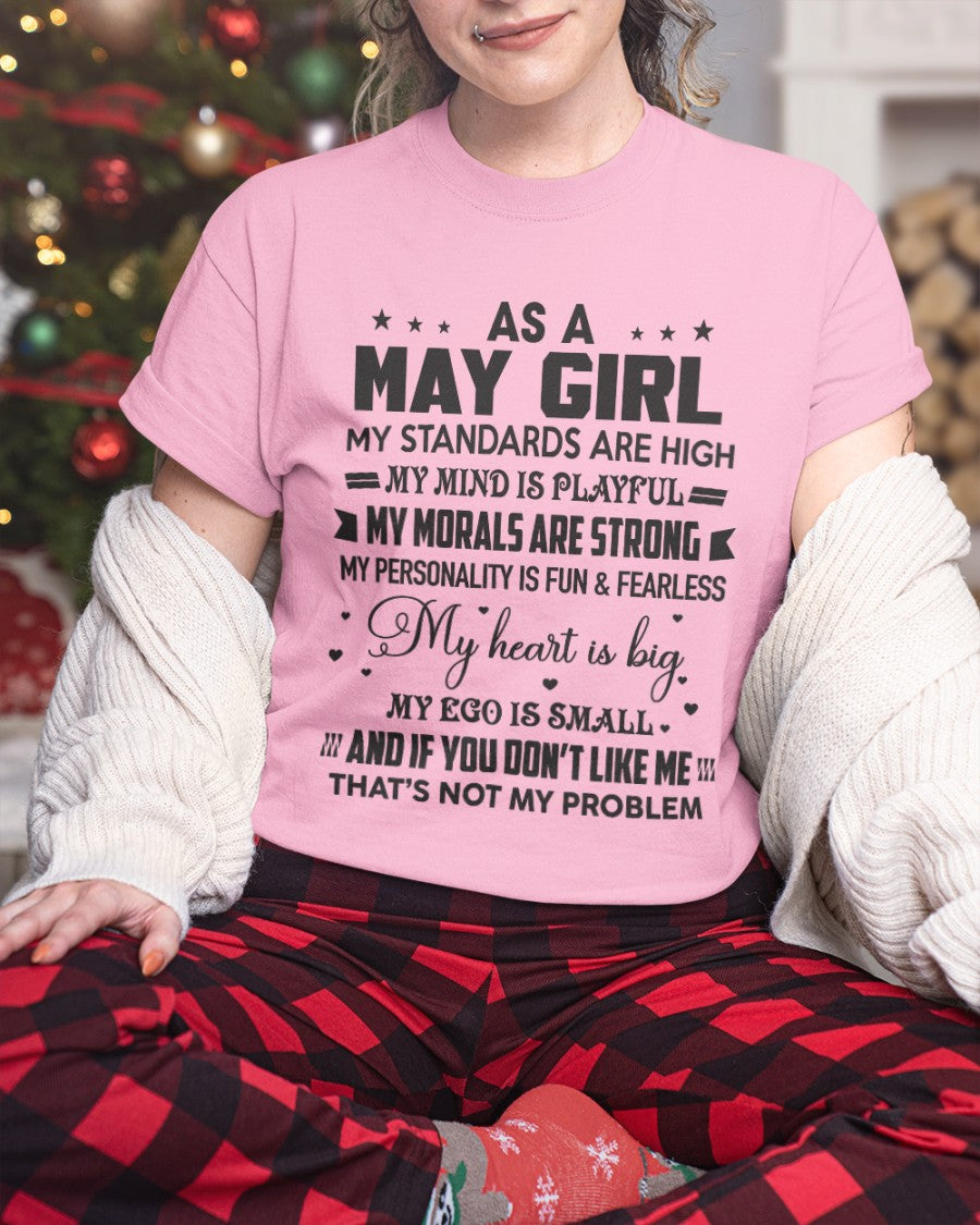 AS A MAY GIRL - MY STANDARDS ARE HIGH - DTSM05 (SKU05-64-05)