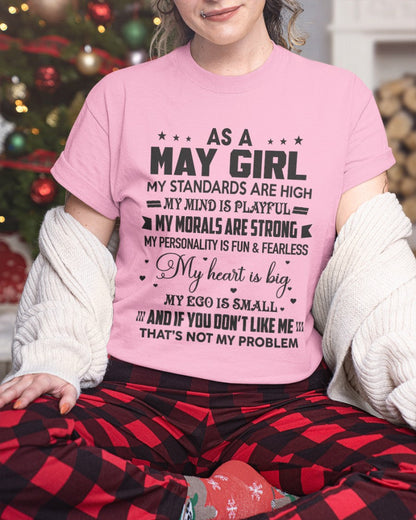 AS A MAY GIRL - MY STANDARDS ARE HIGH - DTSM05 (SKU05-64-05)