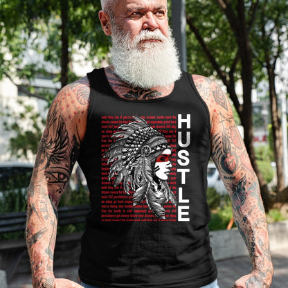 Native American T-Shirts, Vintage Native American Unisex T-Shirt/Hoodie/Sweatshirt HLT00 - Native American Hustle Hard Shirt Urban Gang Ster Clothing T-Shirt