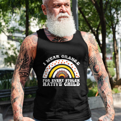 Native American T-Shirts, Vintage Native American Unisex T-Shirt/Hoodie/Sweatshirt HLT00 - I Wear Orange For Every American Native Child Indian Pride T-Shirt (1)